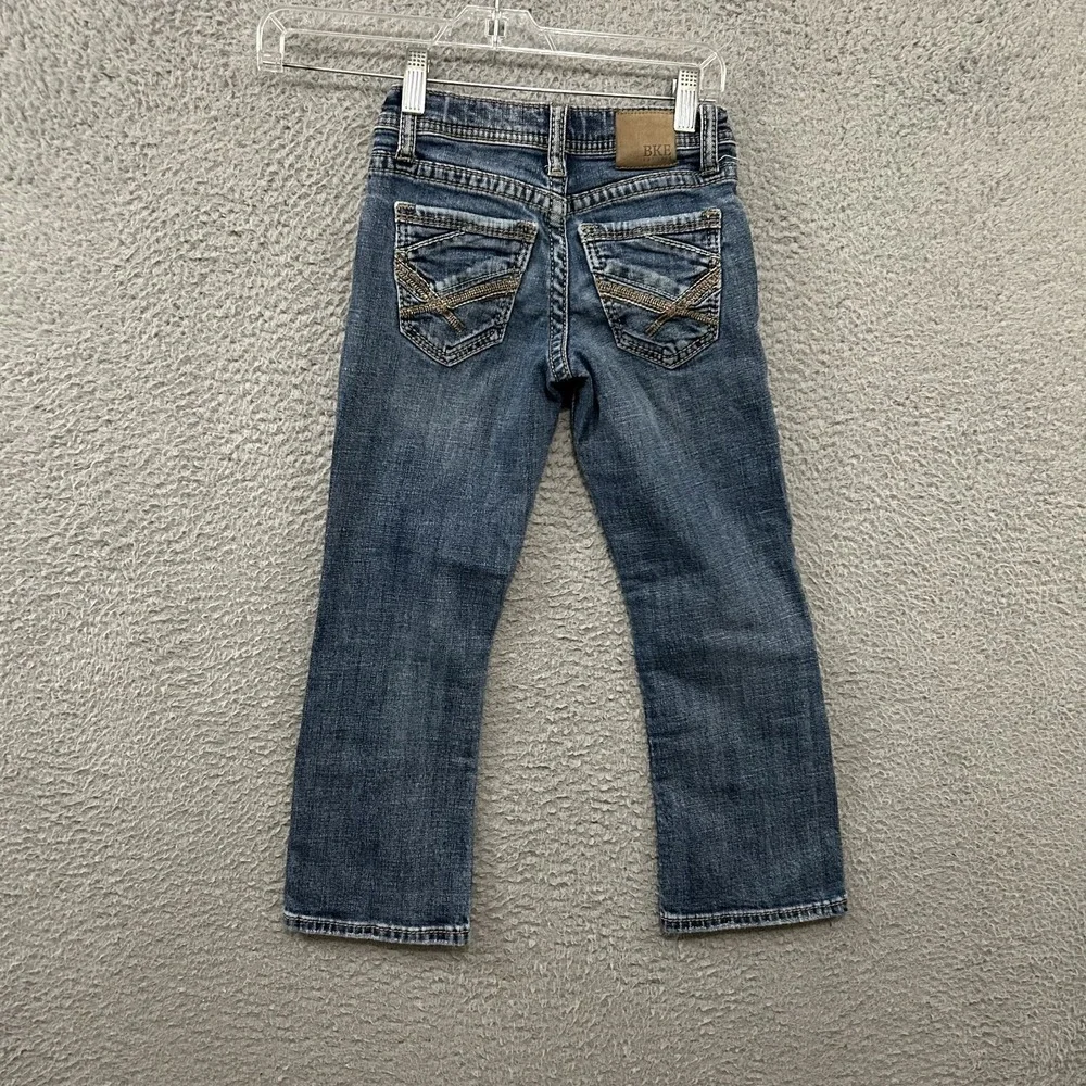 BKE Jeans Youth Boys 5 Regular Conner Bootcut Adjustable Waist Stretch